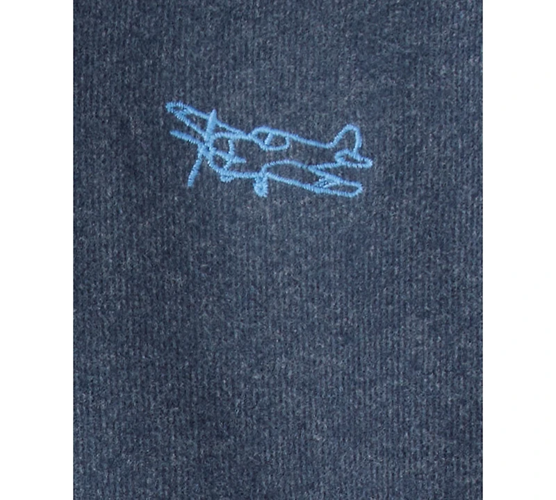 Carter's Baby Boys Plane Quarter-Zip Pullover & Pants, 2 Piece Set