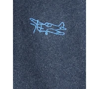 Carter's Baby Boys Plane Quarter-Zip Pullover & Pants, 2 Piece Set