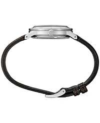 Seiko Men's Automatic Presage Style 60s Brown Leather Strap Watch 40mm