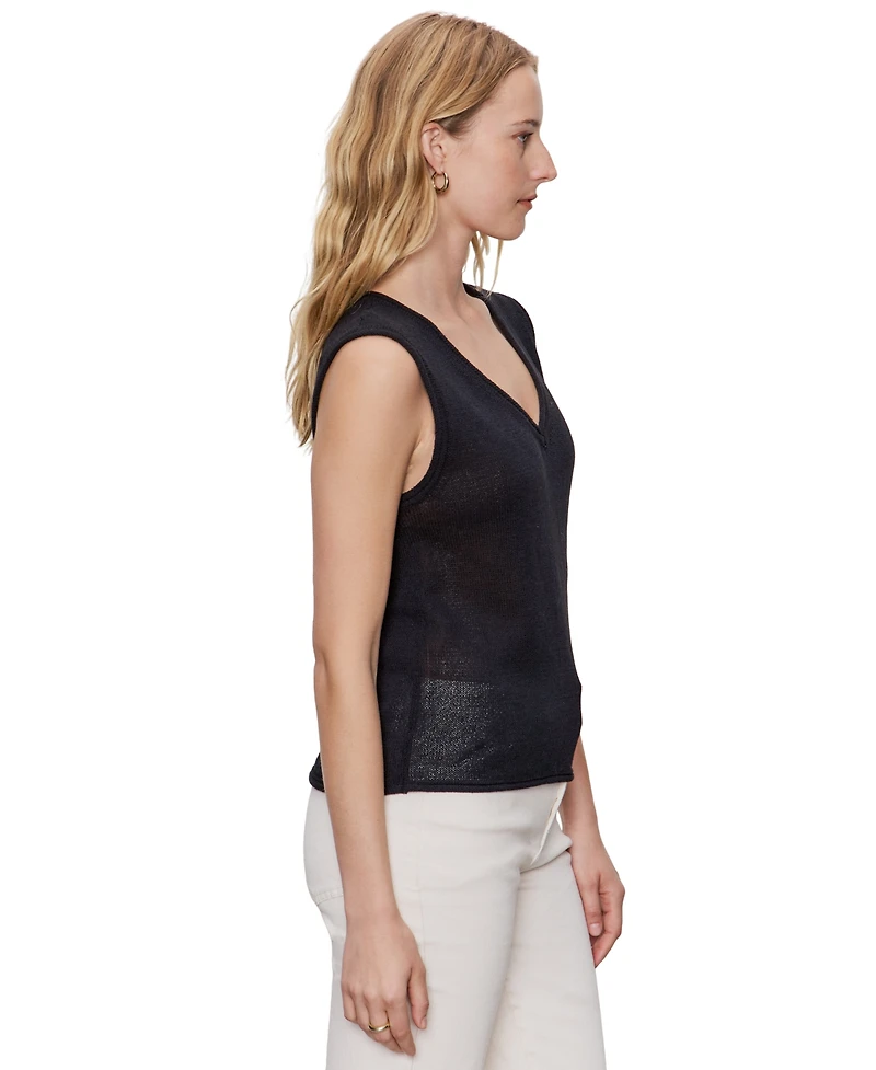 Sanctuary Women's Soft V-Neck Sleeveless Top