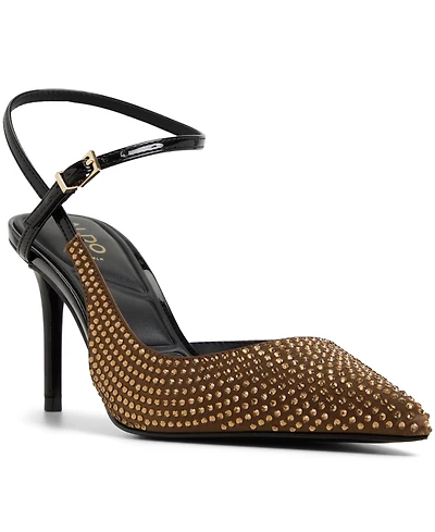 Aldo Women's Kymmberly Asymmetric Ankle-Strap High-Heel Pumps
