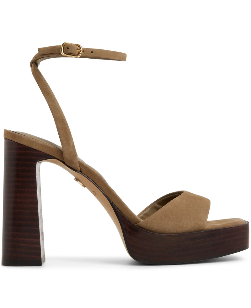 Aldo Women's Lothon Two-Piece Platform Heeled Dress Sandals