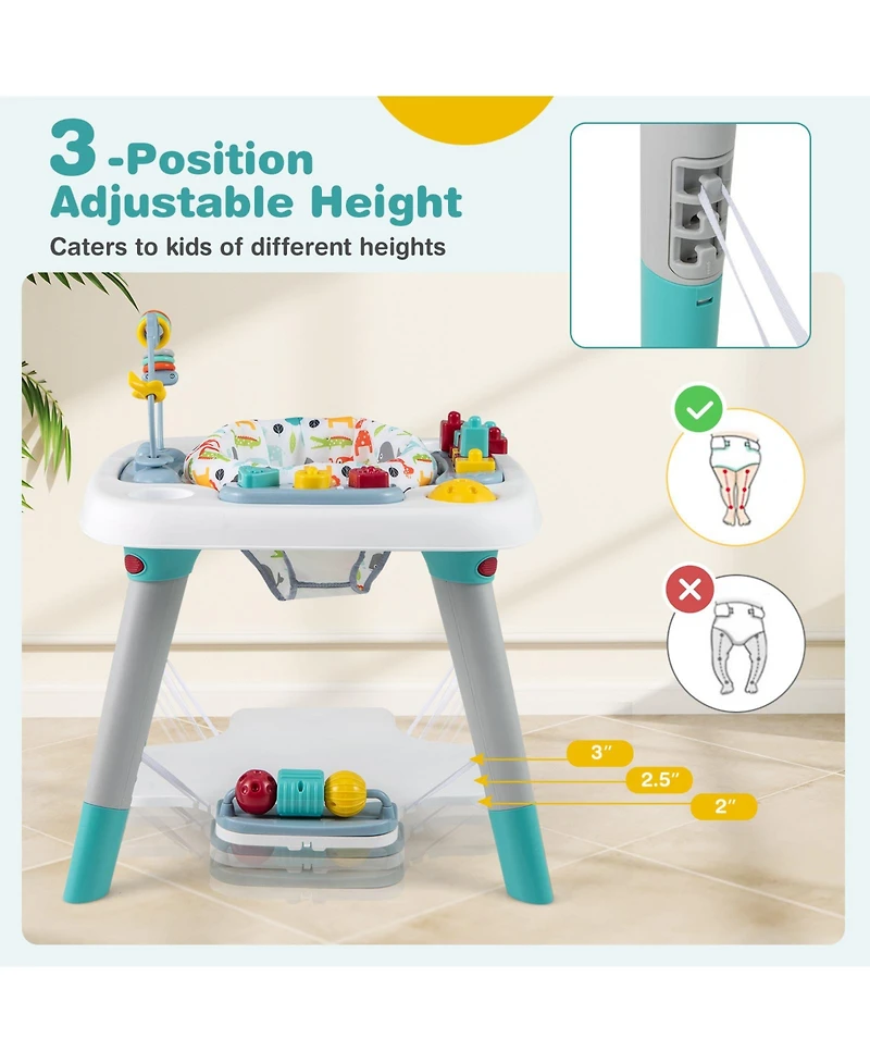Slickblue Toddler 6-in-1 Activity Center Jumper Table
