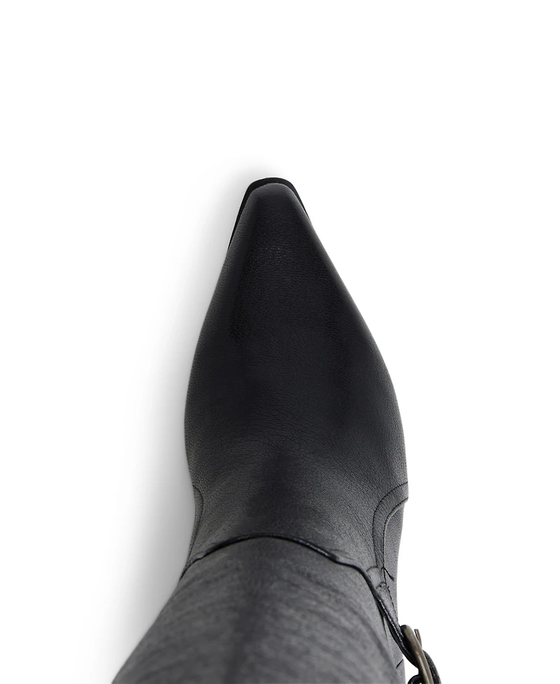 Aldo Women's Saddle Buckle Tall Dress Boots