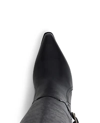 Aldo Women's Saddle Buckle Tall Dress Boots