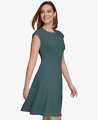 Calvin Klein Women's Short-Sleeve A-Line Dress