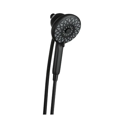 Rainsken High Pressure Shower Heads 6 Spray Mode, Magnetic Shower Head for Bathroom, Matte Black Handheld Shower with 60 inch Stainless Steel Hose