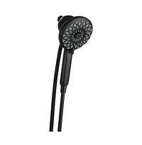 Rainsken High Pressure Shower Heads 6 Spray Mode, Magnetic Shower Head for Bathroom, Matte Black Handheld Shower with 60 inch Stainless Steel Hose