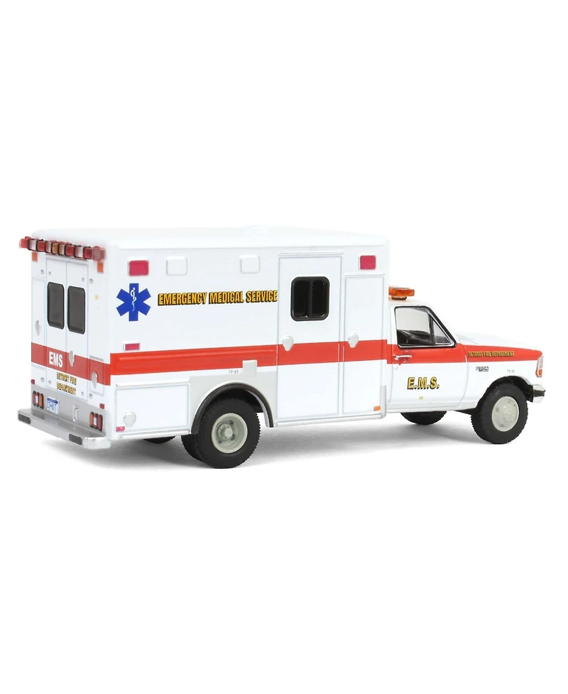 1/64 1995 F-350 Ambulance, Detroit First Dept. Ems, First Responders, 67068