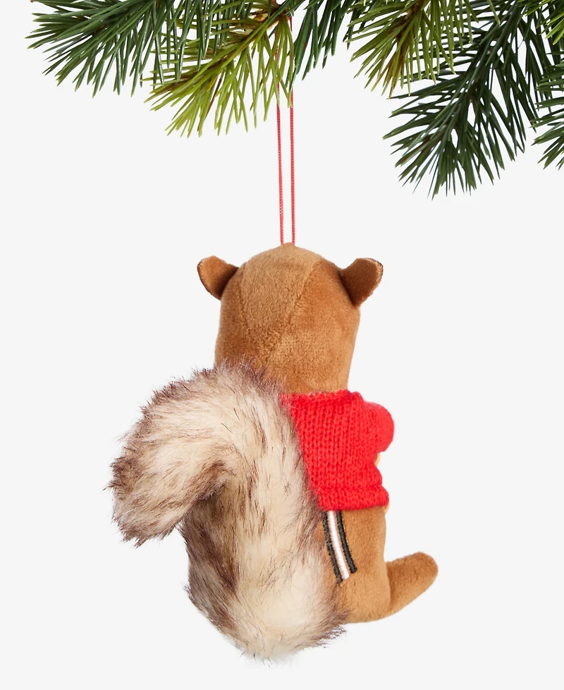 Holiday Lane Tiny Tidings Fabric Chipmunk Ornament, Macy's Exclusive
