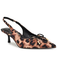 Nine West Women's Anora Lace-Up Slingback Pumps