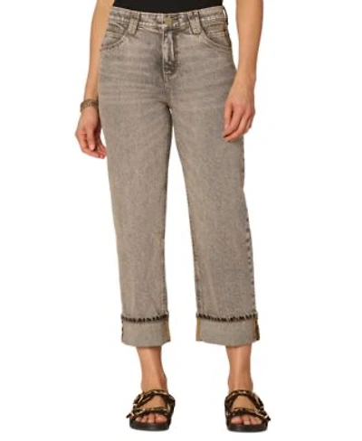 Democracy Womens Absolution High Rise Cuffed Boyfriend Jeans 4p 16