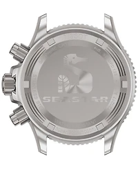 Tissot Men's Swiss Chronograph Seastar 1000 White Rubber Strap Watch 38mm