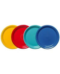 Fiesta Vibrant Bistro Coupe 9" Luncheon Plates, Set of 4