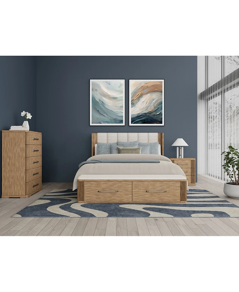 Frandlyn 3-Pc. King Bedroom Set (Storage Bed, Chest & Nightstand)