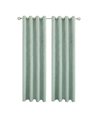 Kate Aurora Hotel Chic 2 Pack Light Filtering Grommet Top Window Curtains - 52 in. W x 84 L, Rose/Pink
