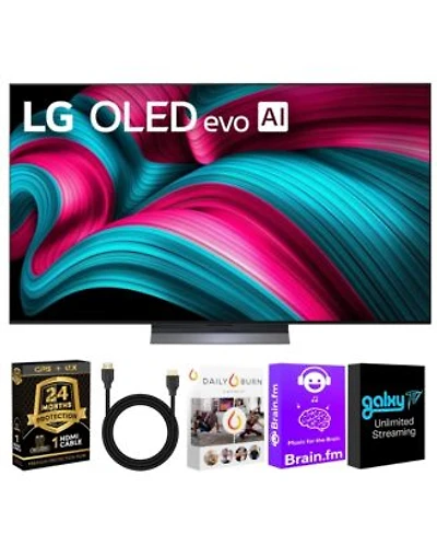 Lg Oled Evo Ai 4k Smart Tv With A9 Gen8 Processor Dolby Vision Atmos Hdr10 Alexa Hdmi Cable Extended Protection Plan.