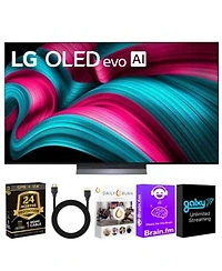 Lg Oled Evo Ai 4k Smart Tv With A9 Gen8 Processor Dolby Vision Atmos Hdr10 Alexa Hdmi Cable Extended Protection Plan.