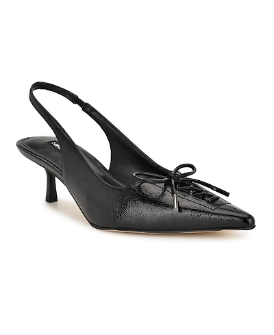 Nine West Women's Anora Lace-Up Slingback Pumps