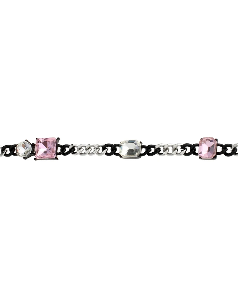 Steve Madden Punk Romance Stone Link Bracelet