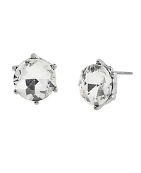 Steve Madden Punk Romance Stone Stud Earrings