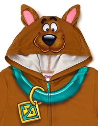 Scooby Doo Boys Warner Bros. Fleece Zip Up Cosplay Pajama Coverall