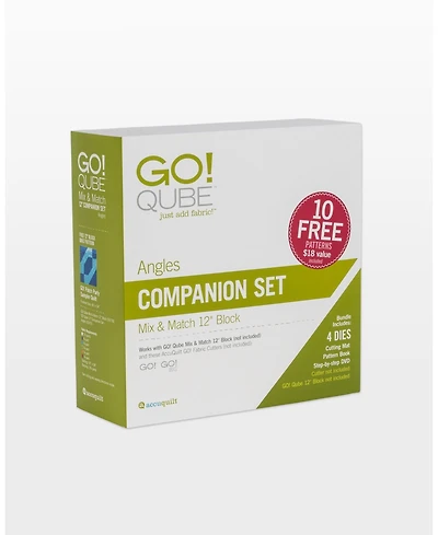 Accuquilt Go! Qube 12" Companion Set-Angles