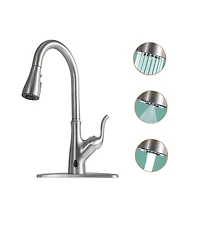 Pull Down Touchless Single Handle Kitchen Faucet