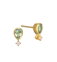 True Self Green Amethyst Earrings