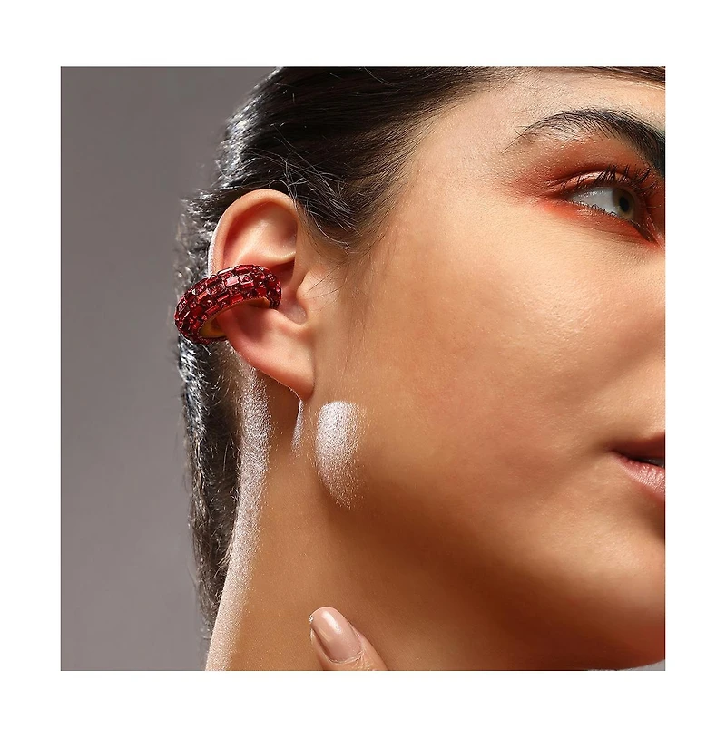 Sohi Women's The Mirror Cuff Earrings