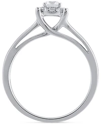 Diamond Halo Engagement Ring (1/3 ct. t.w.) 14k Gold