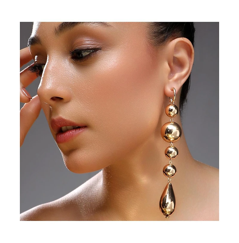 Sohi Women's Maxi Drop Earrings
