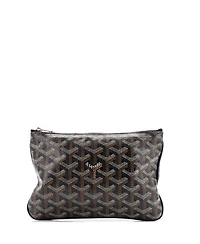 Pre-Owned Goyard Pm Senat Zip Pouch Coated Canvas