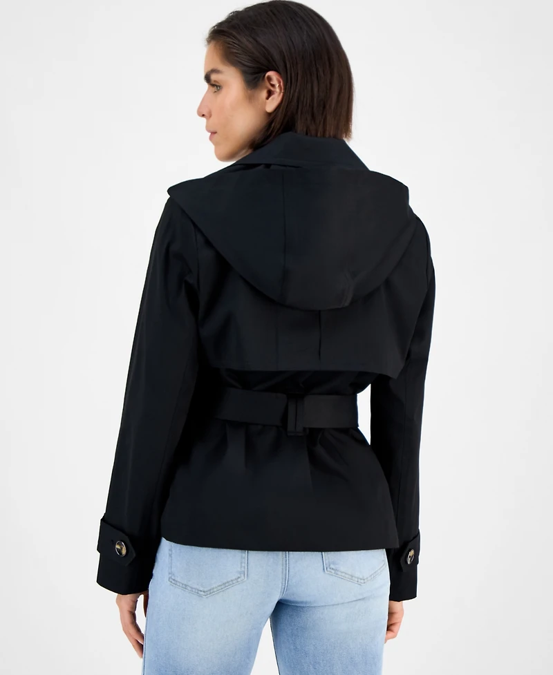 London Fog Women's Double-Breasted Belted Trench Coat, Exclusively at Macy's