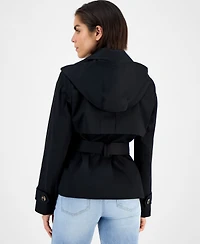 London Fog Women's Double-Breasted Belted Trench Coat, Exclusively at Macy's