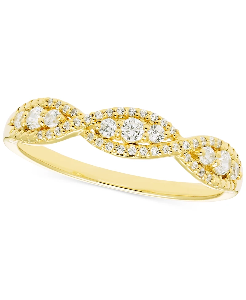 Diamond Infinity Band (1/4 ct. t.w.) in 14k Gold