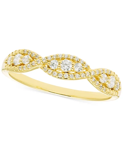 Diamond Infinity Band (1/4 ct. t.w.) in 14k Gold