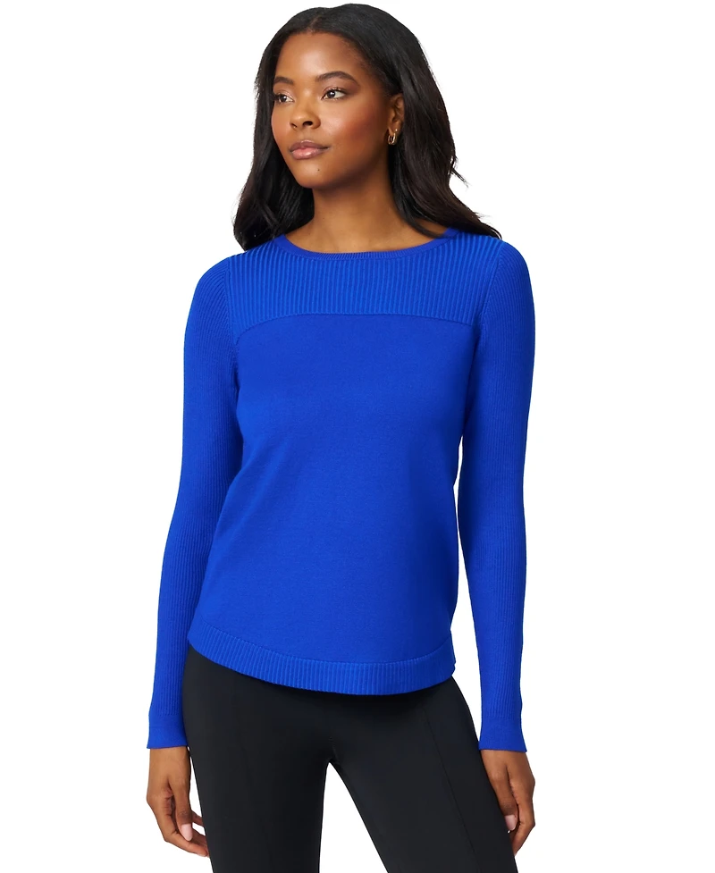 Melissa Paige Women's Boat Neck Long-Sleeve Sweater