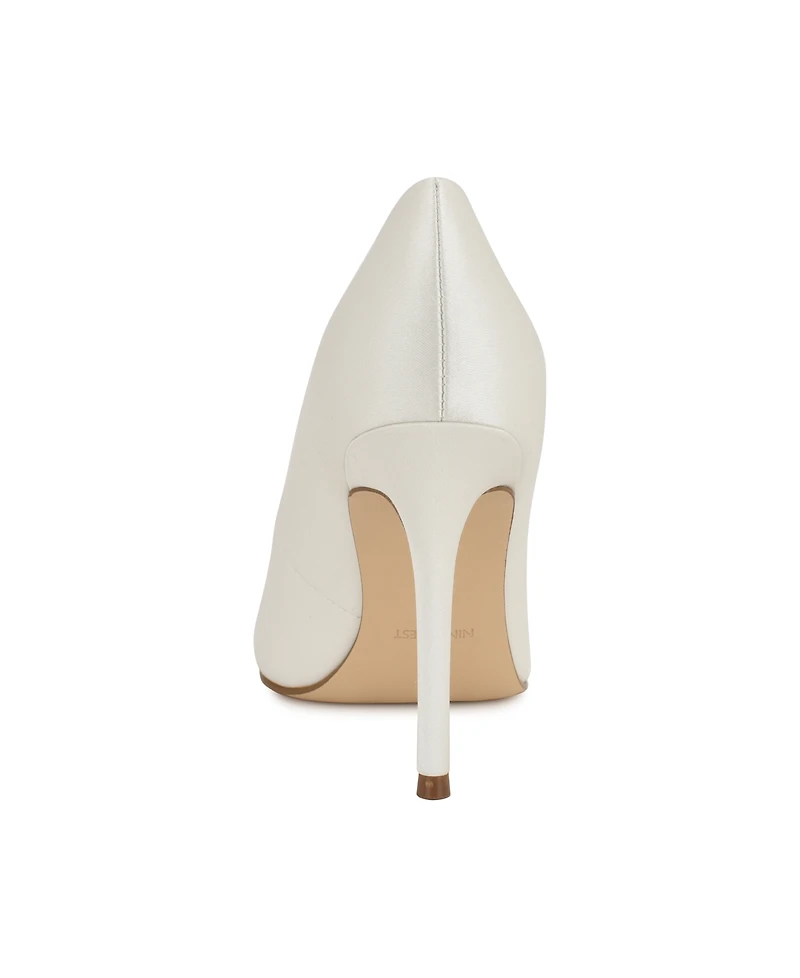 Nine West Women's Fresh Bridal Satin Stiletto Pumps