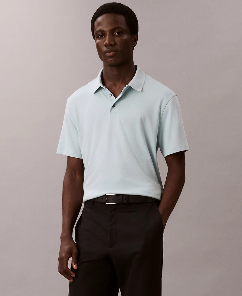 Calvin Klein Men's Short Sleeve Supima Cotton Polo Shirt