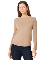 Melissa Paige Women's Boat Neck Long-Sleeve Sweater