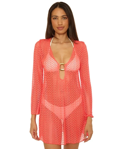 Becca Women's Crocheted Cover-Up Dress