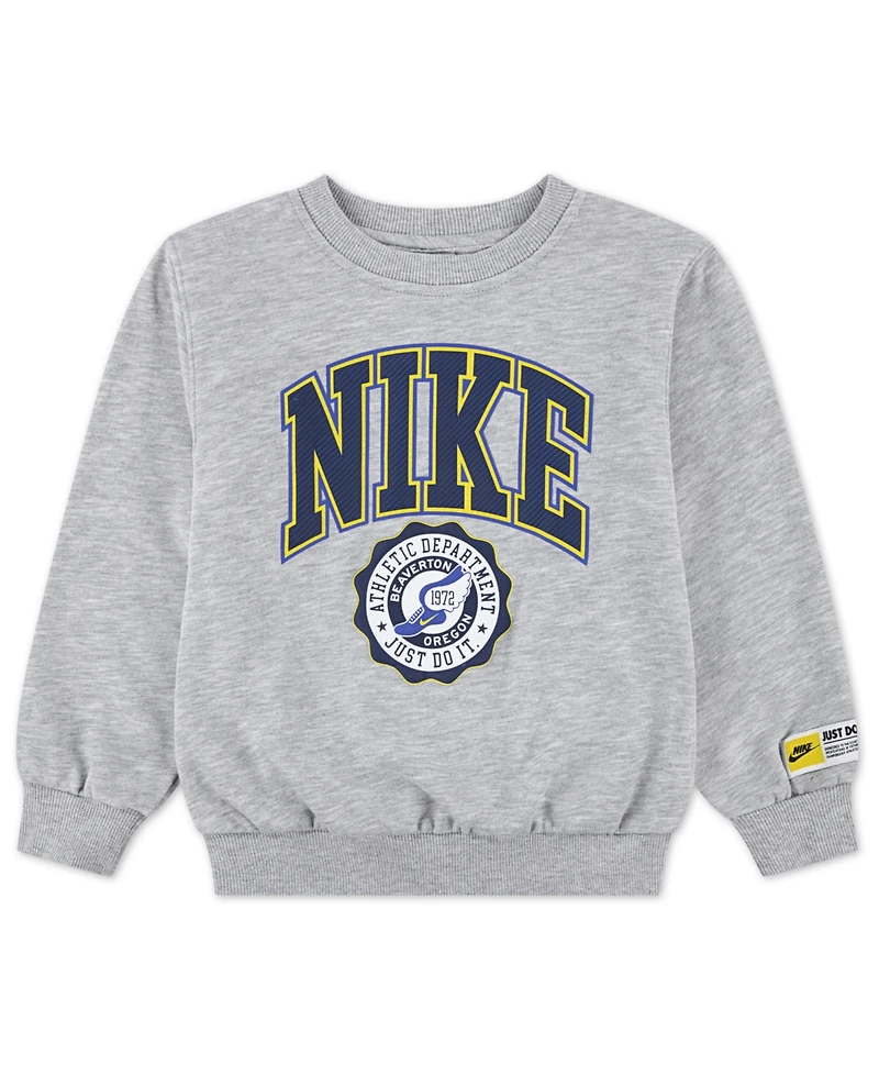 Nike Toddler and Little Boys Sportswear P.e. Graphic Crewneck Sweatshirt