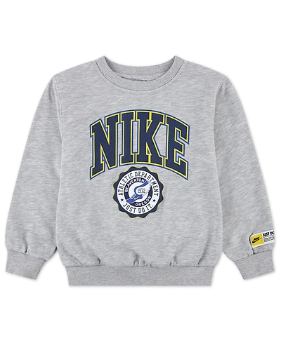Nike Toddler and Little Boys Sportswear P.e. Graphic Crewneck Sweatshirt