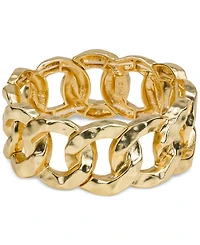 Patricia Nash Matte Hammered Link Stretch Bracelet