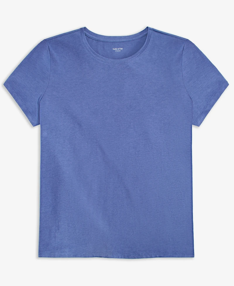 State of Day Women's Cotton Blend Short-Sleeve Sleep Tee Xs-3X