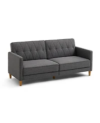 Gold Sparrow 77" Polyester Victoria Convertible Sofa Bed, Created for Macy's