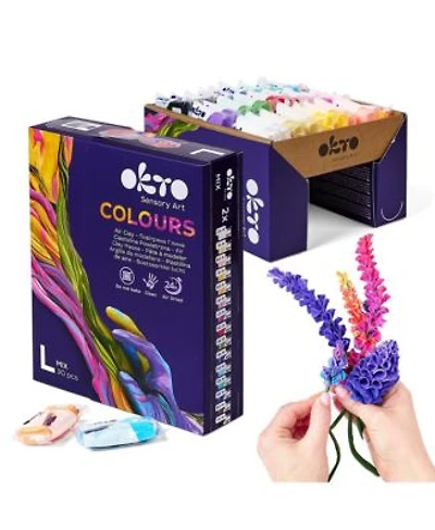 Okto Colors Mix Air Clay L Size