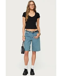 Edikted Women's Katerina Henley T Shirt