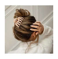 Extra Large Matte Claw Clip - Nude